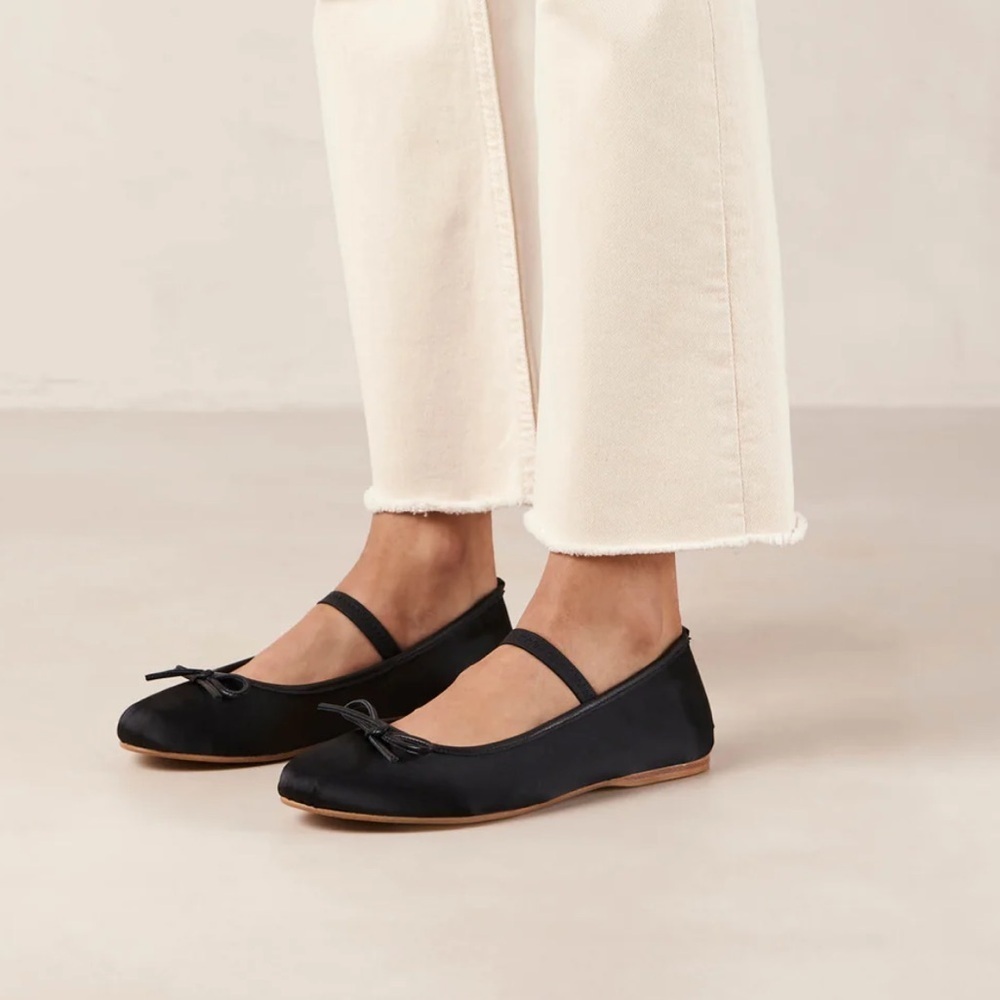🍂NWOT ALOHAS ODETTE BLACK BALLET FLATS